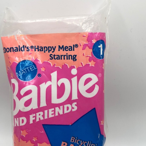 Vintage 1994 Bicyclin’ Barbie Figurine Mattel Barbie and Friends McDonald’s Toy - Picture 6 of 6